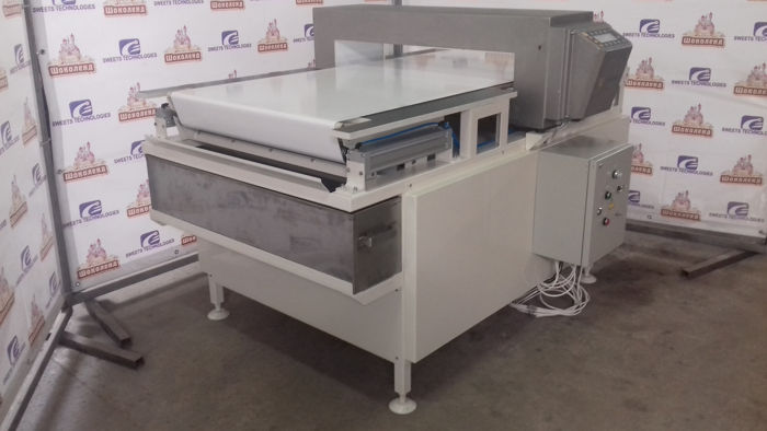 Metal detector conveyor type