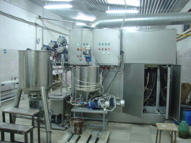 Gas oven for producing wafers tube KWS