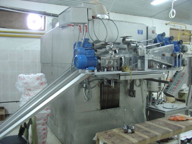 Gas oven for producing wafers tube KWS